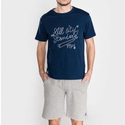T-shirt azul marinho Franklin & Marshall