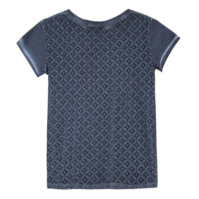 T-shirt azul marinho Beckaro