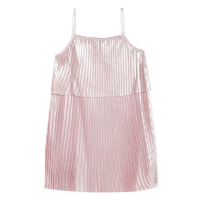 Vestido rosa plissado 3Pommes