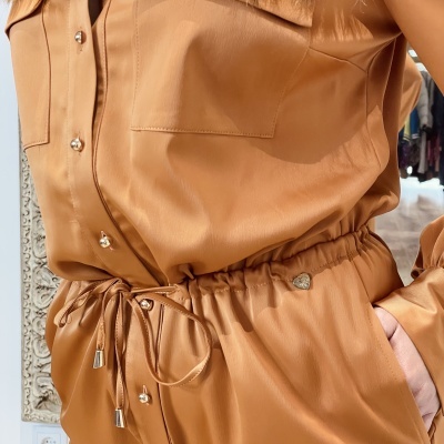 Macacão camel Miss You 