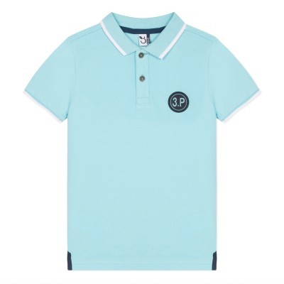 Polo azul 3Pommes