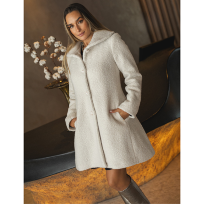 Casaco Branco Comprido Miss You