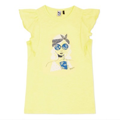 T-shirt amarela boneca 3Pommes