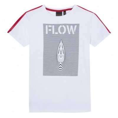 T-shirt branca Beckaro