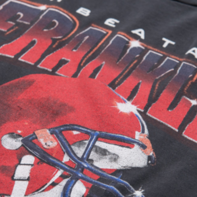 T-shirt preta Franklin & Marshall