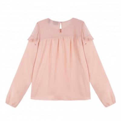 Blusa fluída rosa Beckaro