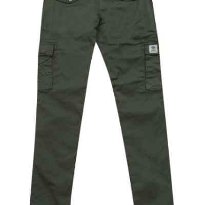 Calça verde com bolsos laterais Franklin & Marshall