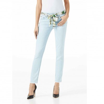 Calças claras com lenço Liu Jo