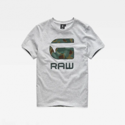 T-shirt cinza camuflado G-Star Raw