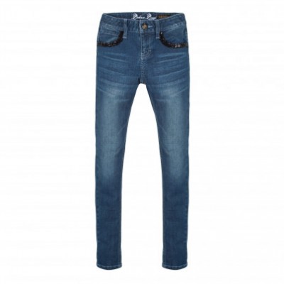 Jeans de lavagem escura Beckaro
