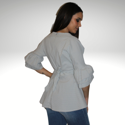 Blusa com folhos Roberta Biagi