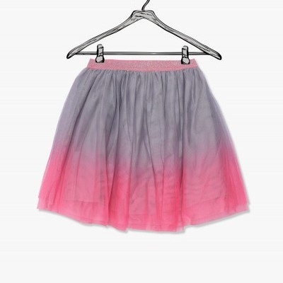 Saia cinza e rosa 3Pommes