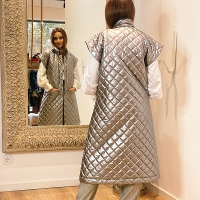 Colete mulher metalizado Miss You