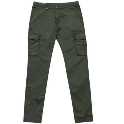 Calça verde com bolsos laterais Franklin & Marshall