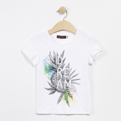 T-shirt branca Catimini