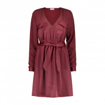 Vestido Mulher curto bordô Liu Jo Vestido Mulher curto bordô Liu Jo