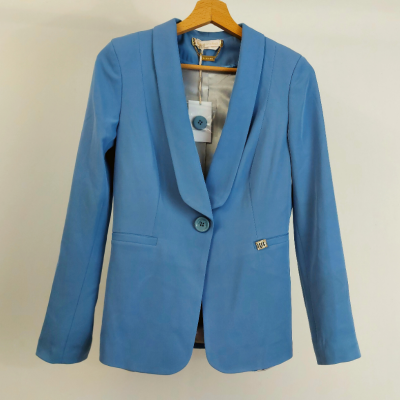 Blazer feminino clássico azul Roberta Biagi