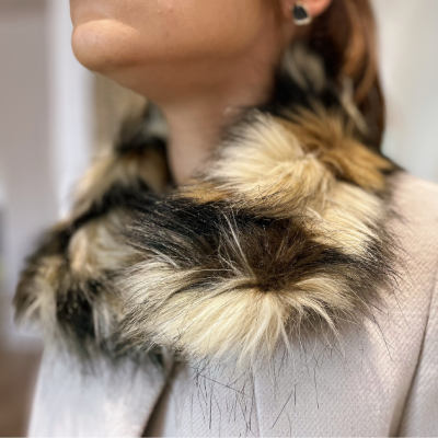 Casaco de fazenda mulher com pêlo Miss You