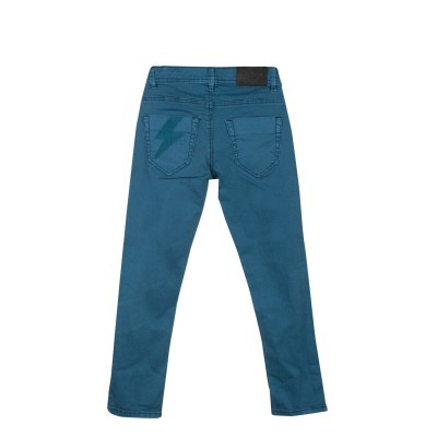 Calça verde com reguladores Catimini