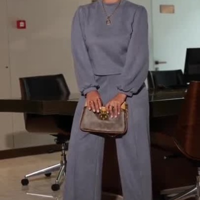 Conjunto Camisola e Calça azul Miss You