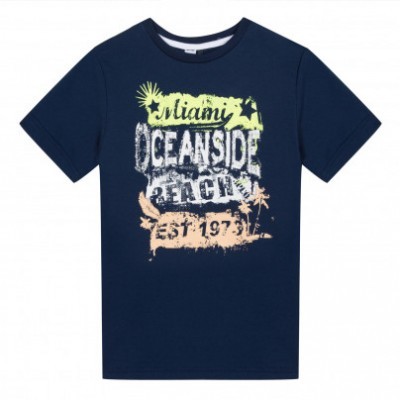 T-shirt  azul marinho 3Pommes