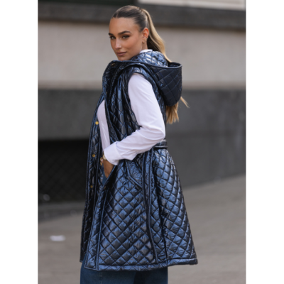 Colete Acolchoado Senhora Azul Miss You