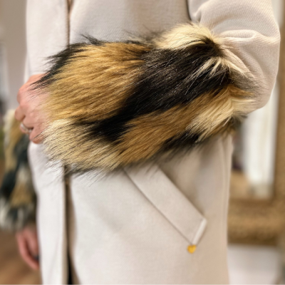 Casaco de fazenda mulher com pêlo Miss You