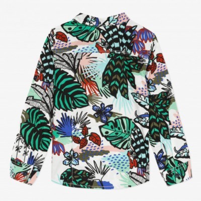 Camisa com padrão floral Catimini