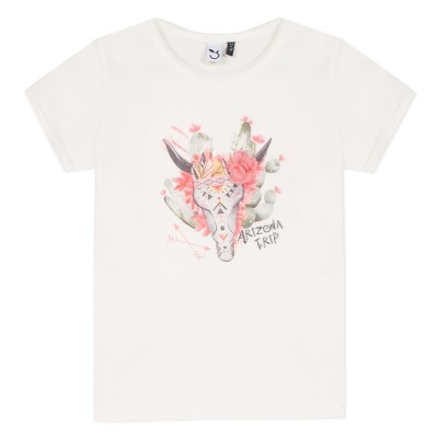 T-shirt branca 3Pommes