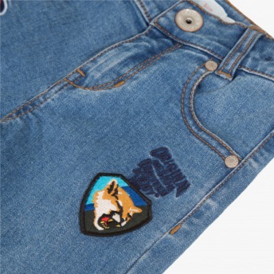 Calça jeans infantil com elastico na cintura Catimini®️