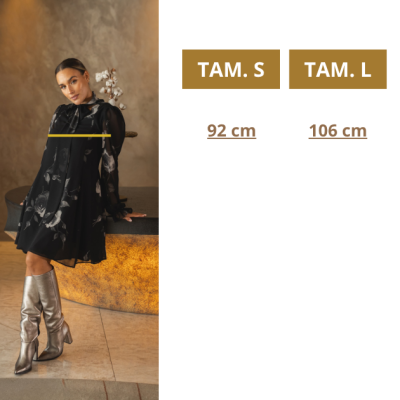Vestido Preto Floral Miss You Vestido Preto Floral Miss You