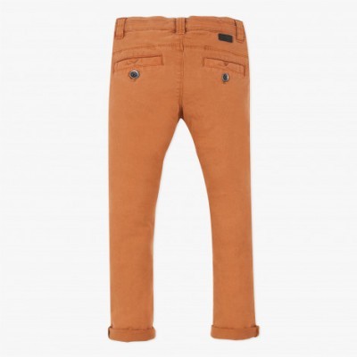 Calça chino camel Catimini