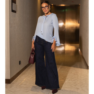 Calça Jeans Wide Leg Feminina Miss You - Cintura Alta, Elegante e Confortável