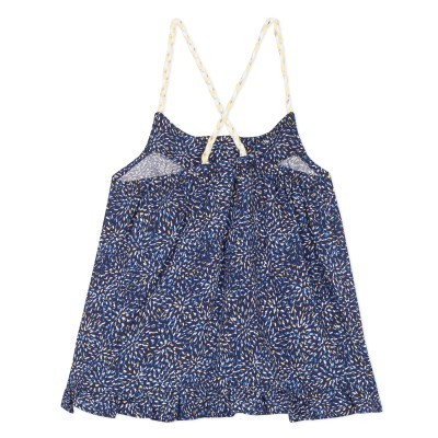 Top azul com padrão 3Pommes