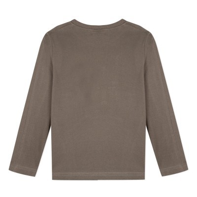 Camisola de algodão kaki 3Pommes