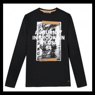 Camisola preta manga comprida Beckaro