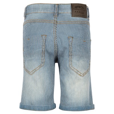 Calção de ganga riscas brancas 3Pommes