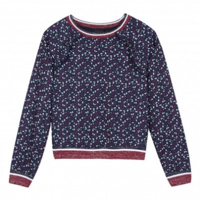 Blusa fluída com padrão Beckaro