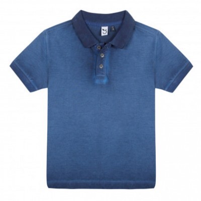 Polo azul 3Pommes