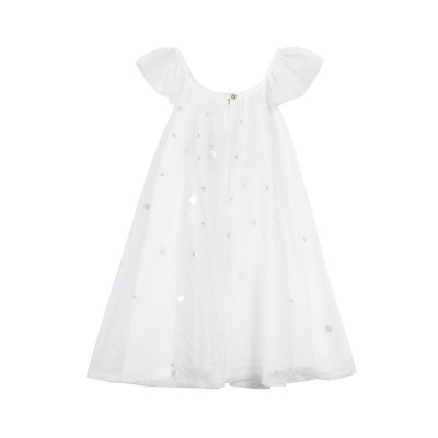 Vestido branco para menina 3Pommes®️