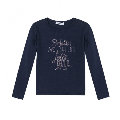 Camisola manga comprida azul 3Pommes