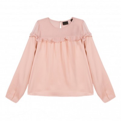 Blusa fluída rosa Beckaro