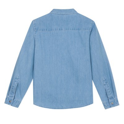 Camisa jeans infantil  3Pommes®️