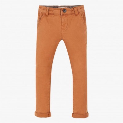 Calça chino camel Catimini