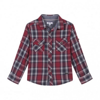 Camisa estampada aos quadrados 3Pommes