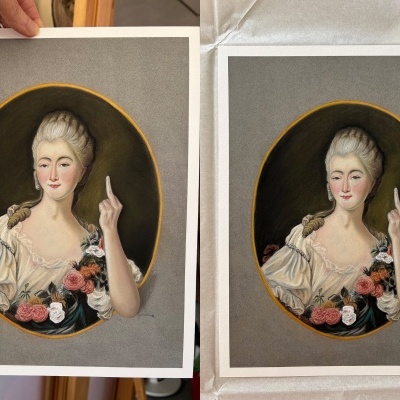 Print A4 - A Dama do Pirete / A4 Print -The Middle Finger Lady