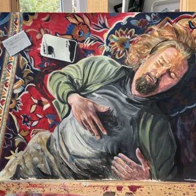 Dude, listening to Susie Q.