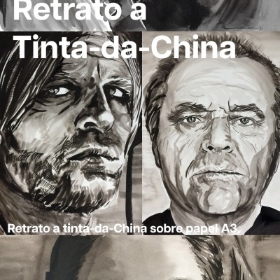 Vale Nº10 - Retrato a Tinta-da-China