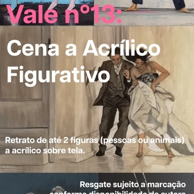 Vale Nº13 - Cena a Acrílico Figurativo