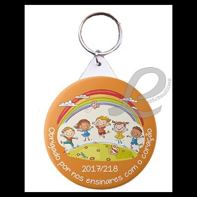 Crachá  Personalizado "Obrigado por nos ensinares com o coração"